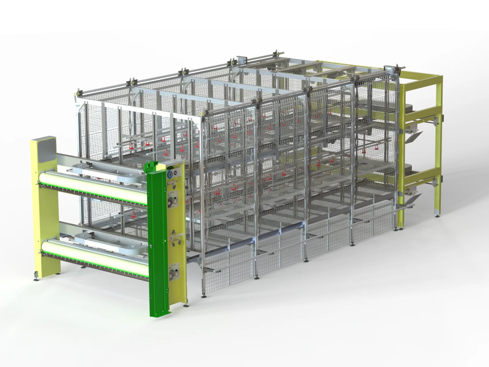 Golden Pullet Aviary System